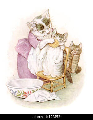 Beatrix Potter   The Tale of Tom Kitten   Illustration from p 14 Stock Photo