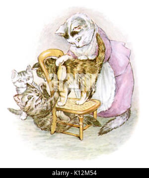 Beatrix Potter   The Tale of Tom Kitten   Illustration from p 17 Stock Photo