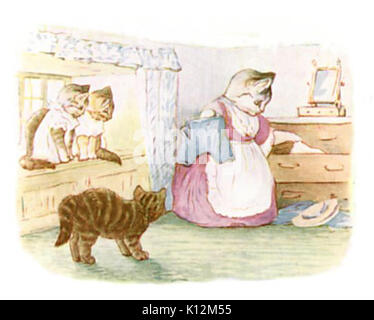 Beatrix Potter   The Tale of Tom Kitten   Illustration from p 23 Stock Photo