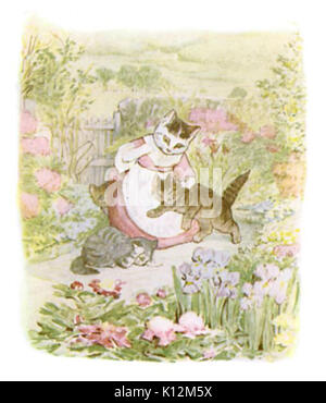 Beatrix Potter   The Tale of Tom Kitten   Illustration from p 68 Stock Photo