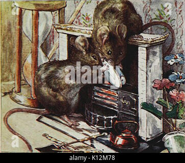 Beatrix Potter   The Tale of Two Bad Mice   Illustration 12 Stock Photo