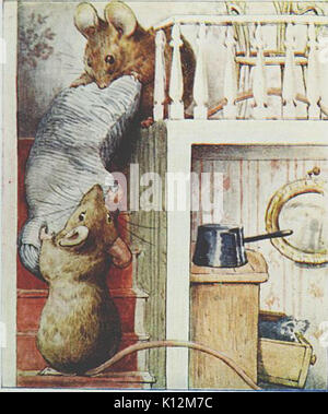 Beatrix Potter   The Tale of Two Bad Mice   Illustration 16 Stock Photo