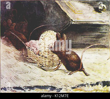 Beatrix Potter   The Tale of Two Bad Mice   Illustration 18 Stock Photo