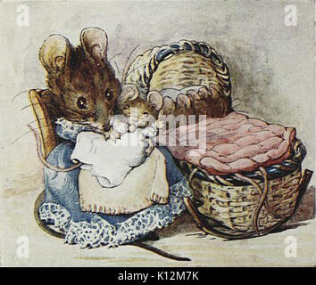 Beatrix Potter   The Tale of Two Bad Mice   Illustration 21 Stock Photo