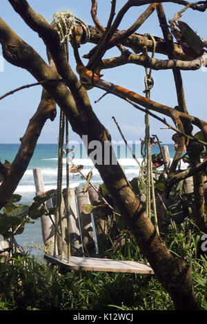 Playa del Encuentro, Cabarete (Dominican Republic). Stock Photo