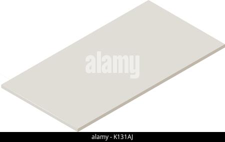 Drywall icon, isometric 3d style Stock Vector