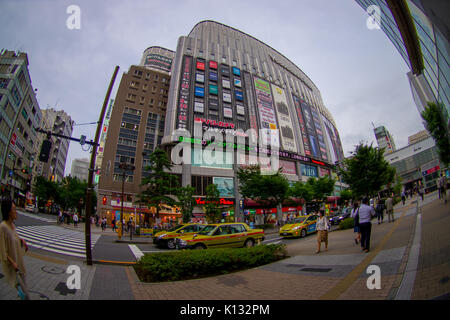 TOKYO, JAPAN JUNE 28 - 2017: Yodobashi camera store building in Namba, Yodobashi is one of the electronic mega store in Japan Stock Photo