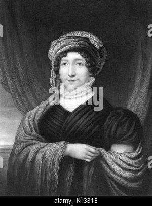 Dolley Madison, wife of President James Madison, engraved from Stock ...