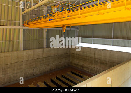 The point of burial of radioactive waste of the Chernobyl nuclear power plant. Dead radioactive zone. Consequences of the Chernobyl nuclear disaster,  Stock Photo