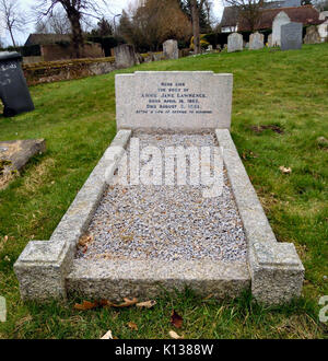 Annie Jane Lawrence Grave 2017 Stock Photo