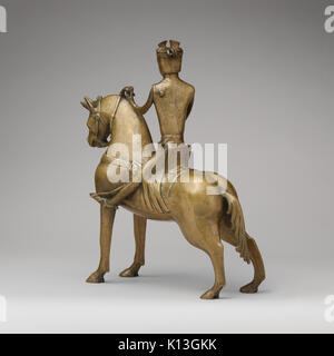 Aquamanile in the Form of a Mounted Knight MET DP122619 Stock Photo