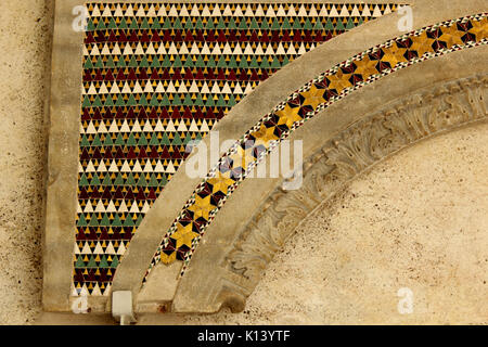 Landscape view of mosaic pattern Islamic art Stock Photo