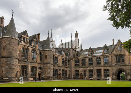 University of Glasgow Courtyard Stock Photo