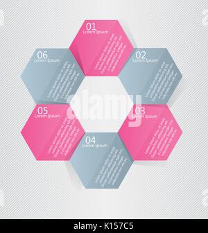 Modern inforgraphic template. Can be used for banners, website templates and designs, infographic posters, brochures, ads, presentations, business, ed Stock Vector