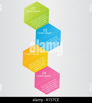 Modern inforgraphic template. Can be used for banners, website templates and designs, infographic posters, brochures, ads, presentations, business, ed Stock Vector