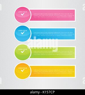 Modern inforgraphic template. Can be used for banners, website templates and designs, infographic posters, brochures, ads, presentations, business, ed Stock Vector