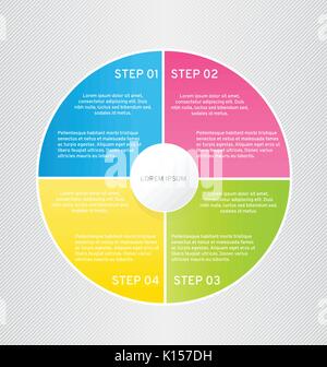 Modern inforgraphic template. Can be used for banners, website templates and designs, infographic posters, brochures, ads, presentations, business, ed Stock Vector