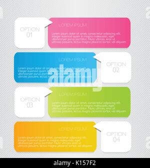Modern inforgraphic template. Can be used for banners, website templates and designs, infographic posters, brochures, ads, presentations, business, ed Stock Vector