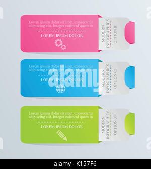 Modern inforgraphic template. Can be used for banners, website templates and designs, infographic posters, brochures, ads, presentations, business, ed Stock Vector