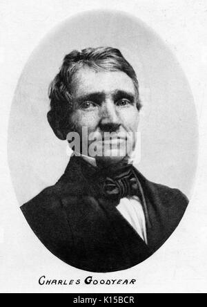 Charles Goodyear, 1900. From the New York Public Library. Stock Photo