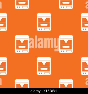 3D printer pattern seamless Stock Vector