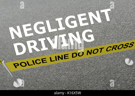 police alamy negligent driving ground title 3d illustration similar