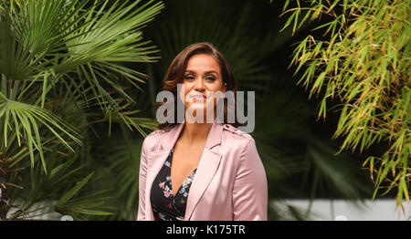 Vicky Pattinson leaves the ITV Studios in London Featuring: Vicky