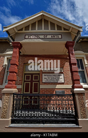 Tenterfield historic school of arts buiding in the main street Stock Photo