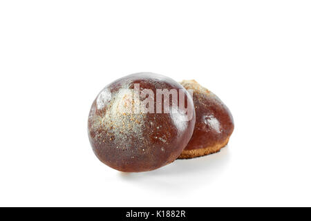 Delicious sweet pastry isolated on white Stock Photo