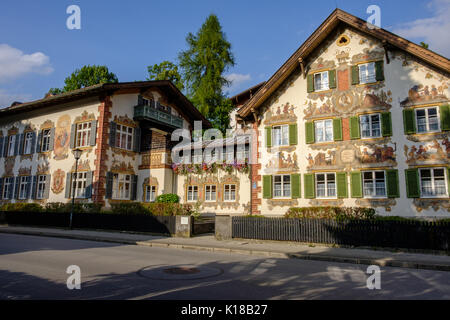 Hansel and Gretel house in Oberammergau, Germany Stock Photo