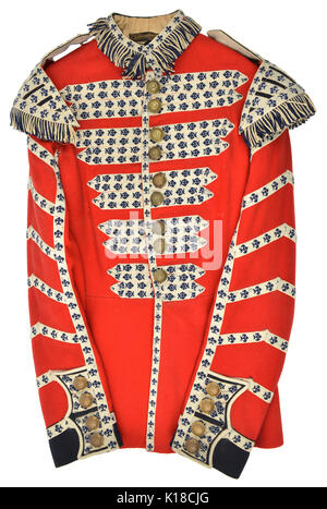 Coldstream Guards Drummers tunic Stock Photo