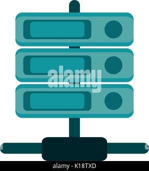 servers web hosting related icons icon image vector illustration design Stock Vector