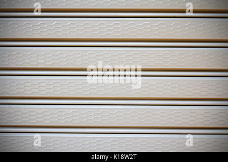 Shutter door or rolling door pattern, gray color Stock Photo