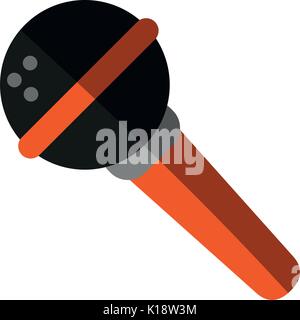 mobile wireless microphone icon image vector illustration design Stock Vector