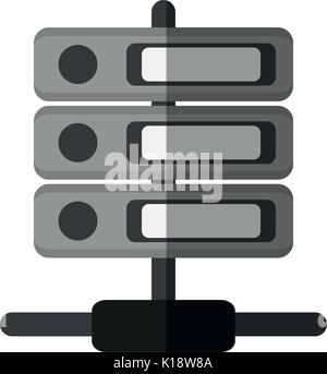 servers web hosting related icons icon image vector illustration design Stock Vector