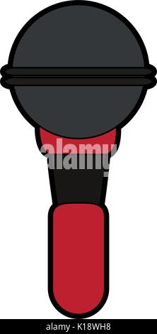 mobile wireless microphone icon image vector illustration design Stock Vector