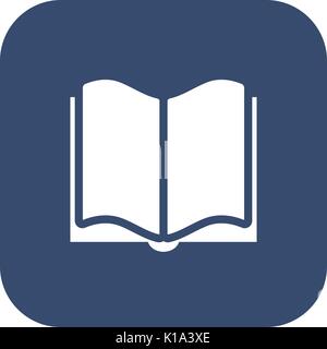 Book Icon. Flat Design. Stock Vector