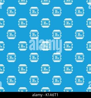 Speedometer bike pattern seamless blue Stock Vector