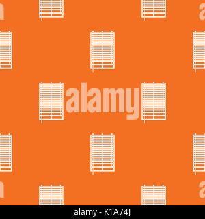 Window with wooden jalousie pattern seamless Stock Vector