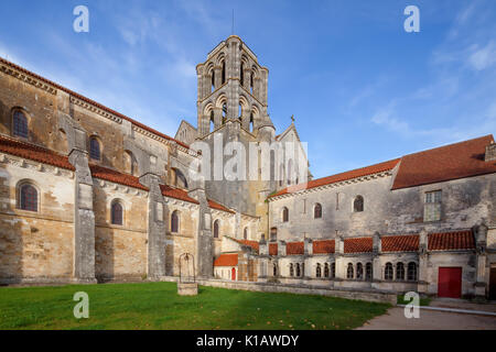 Vezelay monastery, Burgundy, France. Stock Photo