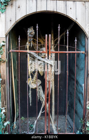 Haunted House  at Playland Amusement Park, Vancouver, British Columbia, Canada. Stock Photo