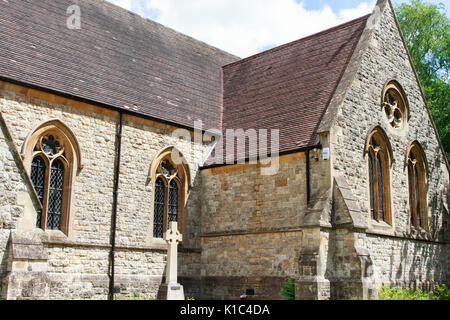 Church of the Holy Innocents (detail), High Beach, Essex, England. Stock Photo