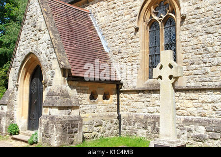 Church of the Holy Innocents (detail), High Beach, Essex, England. Stock Photo