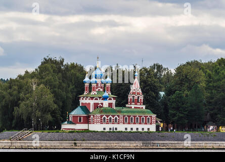Church of St. Demetrios on the Blood on the banks of the Volga river ...
