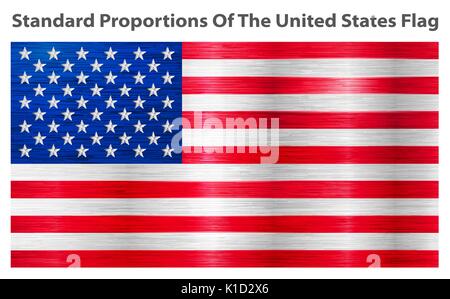 Vector image of American Flag Stock Vector