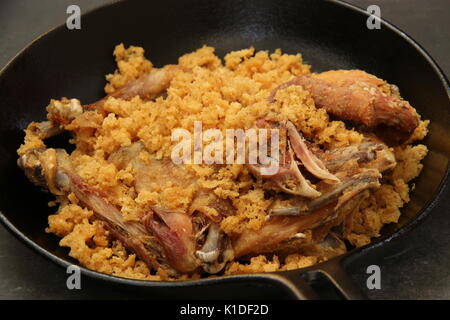 Ayam Goreng Kremes, the Popular Fried Chicken Dish from Yogyakarta Stock Photo