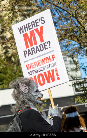 Vancouver Zombiewalk, Morton Park, West End, Vancouver, British Columbia, Canada. Stock Photo