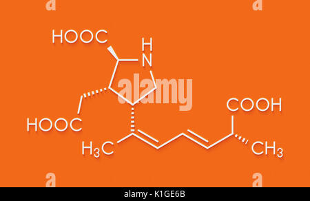 Domoic acid algae poison molecule. Responsible for amnesic shellfish ...