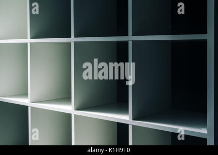 Empty shelves, blank Bookcase library Stock Photo - Alamy