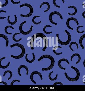 Horseshoes Seamless Pattern Stock Vector